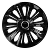 Komplet kołpaków uniwersalnych Strong Black ring 16 cali